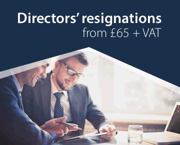 Directors' resignations - £65 + VAT